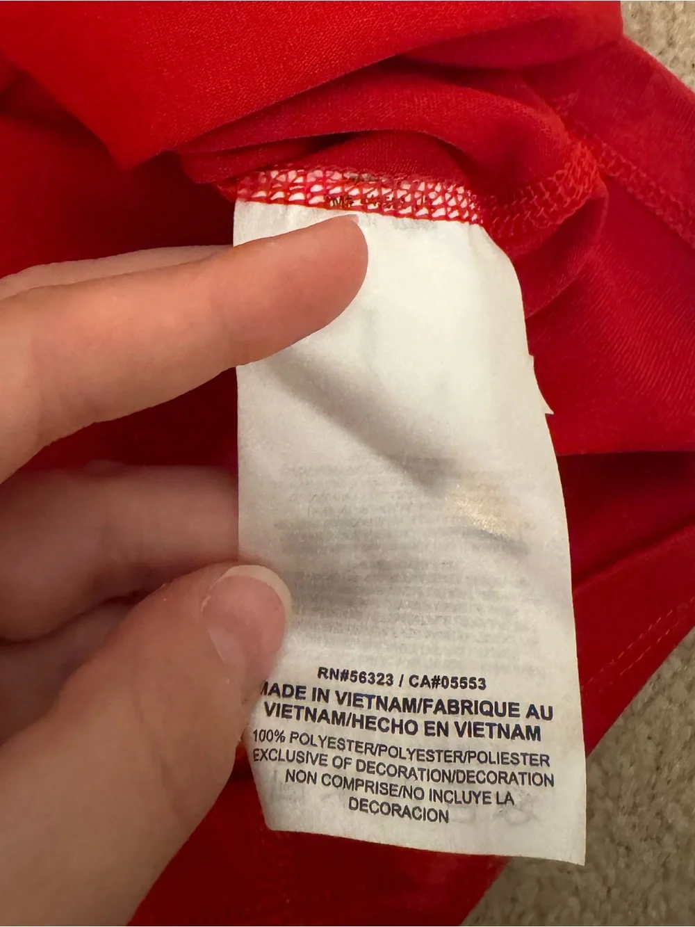Nike Red USA Dry Fit Athletic Tank Top - Picture 4 of 6